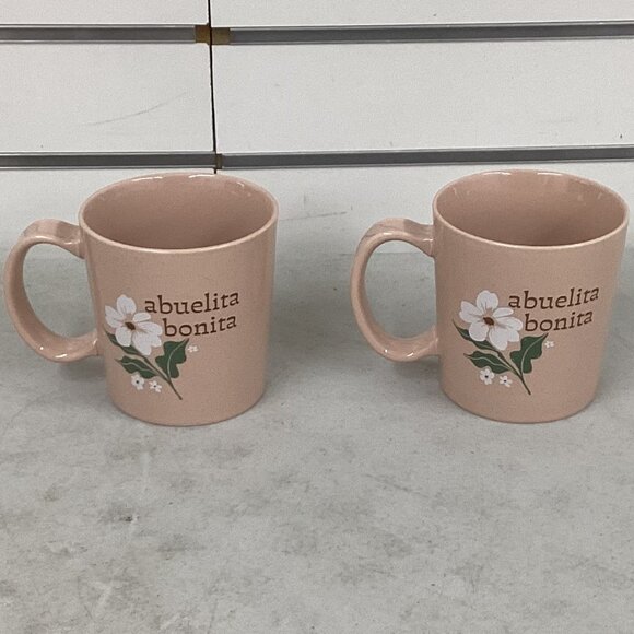 Threshold Stoneware Mug "Abuelita Bonita" 2 Pack‎ Coffee Mugs - Picture 1 of 3